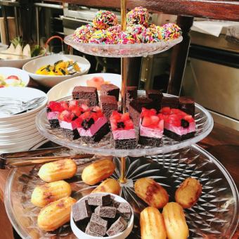 Of course, the sweets buffet is also handmade ◎ Not only meat but also the daily buffet is the charm of samba!