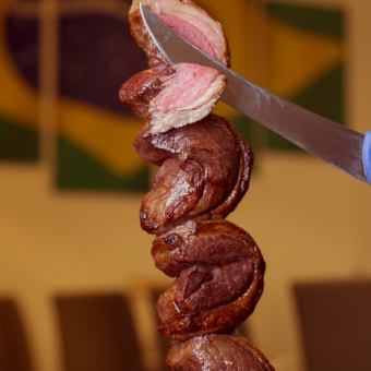 ★プレミアムディナーコース【120分食べ放題飲み放題】7500円(税込)14種類のシュラスコ食べ放題