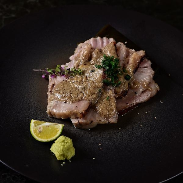 八重泉かしじぇー仕込み！アグー豚の自家製もろみ味噌焼き