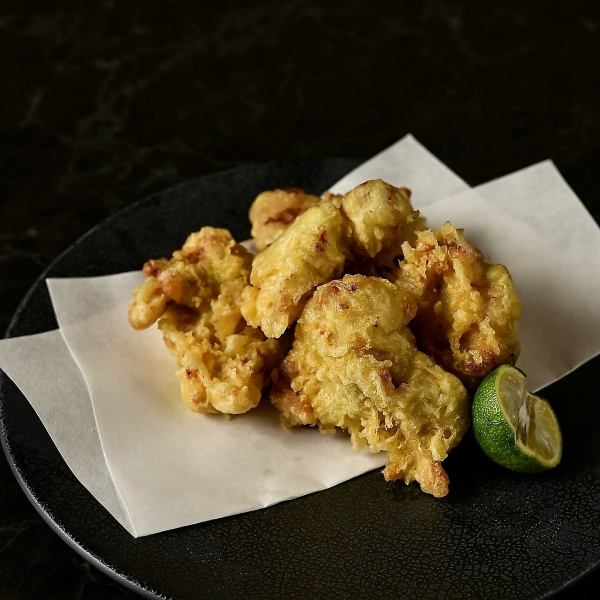 出汁香る 鶏の天麩羅