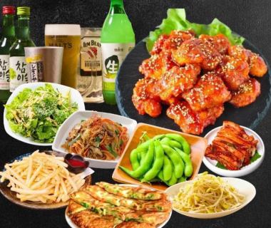 【古里屋チキンコース】3,000円～<全１０品>2時間飲み放題付♪