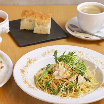 [Lunch only] Includes drink and dessert! 6-dish pair course including pizza and pasta for 1,980 yen
