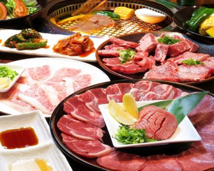 飲み放題付焼肉コース【全14品 お一人様】7500円(税込)