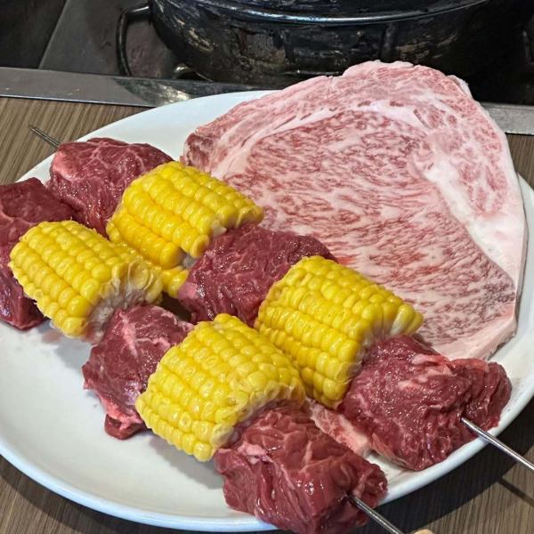 【当日12時までのご予約でお得な一串を♪】最大6名様までのご予約でボリューム満点の肉串プレゼント！！