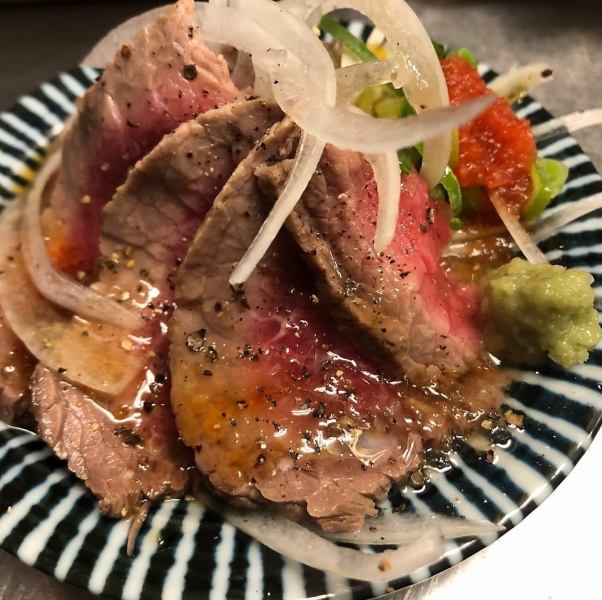自家製★牛タタキ　ローストビーフ