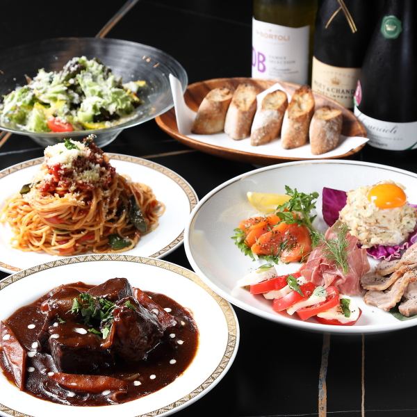 2次会や貸切利用にピッタリ♪プチ宴会コース　2名様よりご予約承ります・3品2,500円(税込)～
