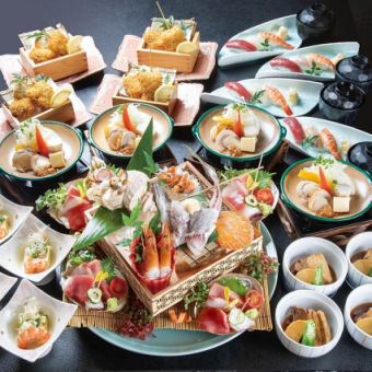 Banquet course "Daimyo Course" with 2 hours of all-you-can-drink: 7,000 yen (tax included)