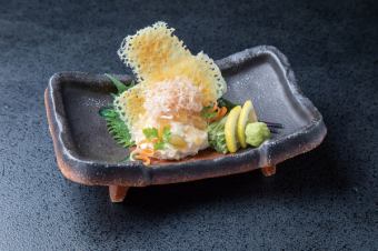 鯡魚籽佐奶油乳酪