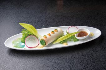 春野菜とカニのサラダ