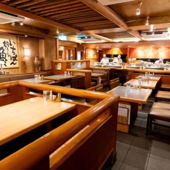 カウンター席のご用意もございます。