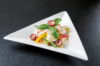 北海蛸のカルパッチョ