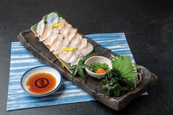 穴子のうす造り
