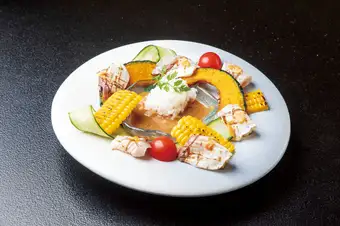 炙りカンパチの胡麻ポン酢