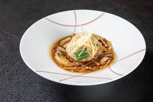 里芋の揚げ餅～べっこうあんかけ～