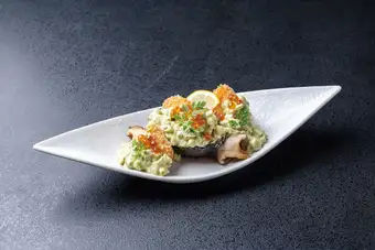 Salmon fry with avocado tartare!!