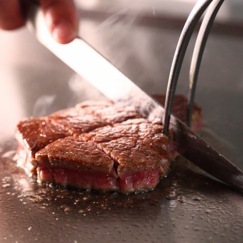 The finest steak baked right in front of you