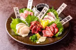 馬刺し5点盛り
