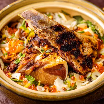 3-hour all-you-can-drink included ◎ Hot pot included 'Kaiho Course' 10 dishes including seasonal fish marinated in Saikyo miso and charcoal-grilled seasonal vegetables 8000 yen ⇒ 7000 yen