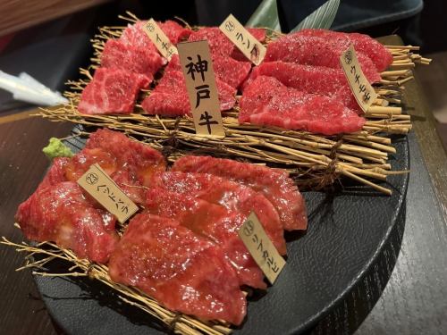 数量限定　神戸牛5点盛り