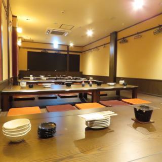 最多可容納50人的宴會廳【榮/新榮/東新町/日式料理/家常菜/宴會/公司宴會/無限暢飲/包房/肉類/海鮮/忘年會/新年會/女子會/迎新會/歡送會/住吉/女子大學/名古屋/新榮包町/包房/全包町/包房/全包房】