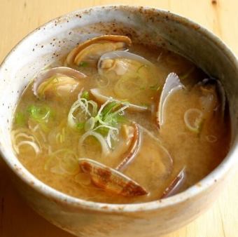 蛤蜊味噌湯