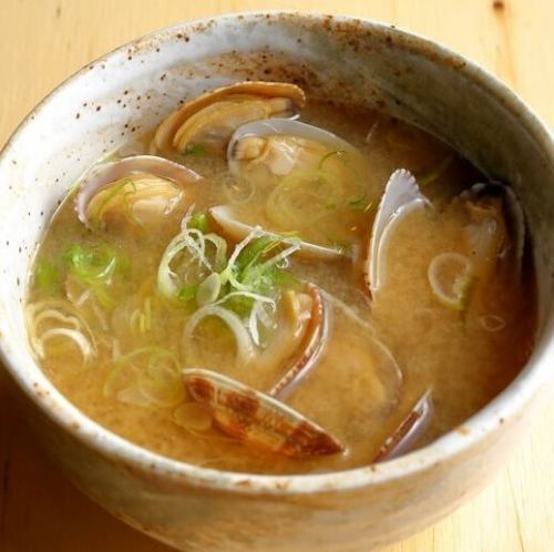 蛤蜊味噌湯