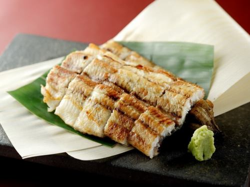 Grilled eel with white soy sauce