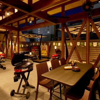beer garden