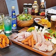120분 음료 무제한 【스탠다드 BBQ 플랜】 비어 가든 / 글램핑을 즐길 수 있습니다!