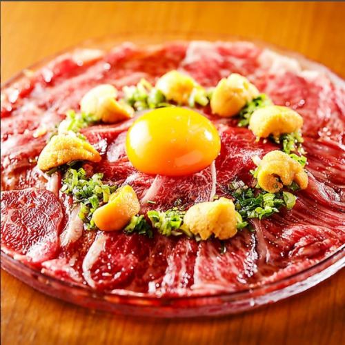 Marbled Wagyu beef tartare