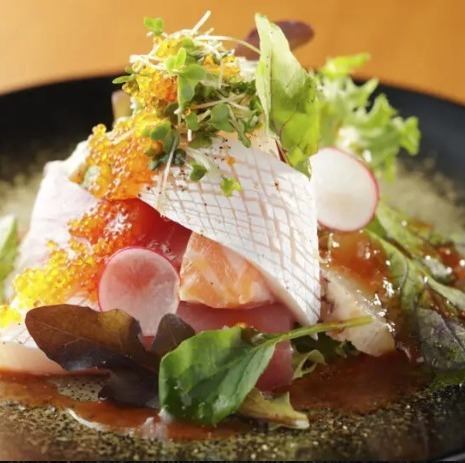 Fresh fish carpaccio