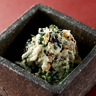 ほうれん草の白和え