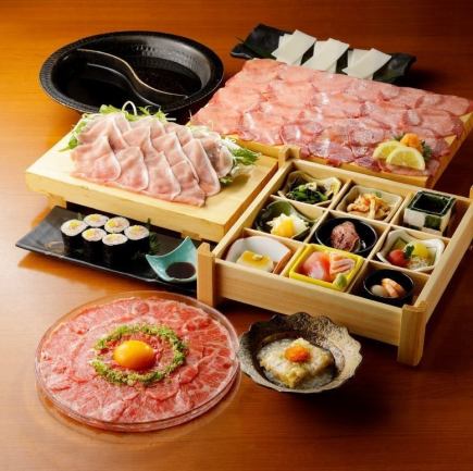 お料理のみ【頂～いただき～】飛騨牛ロースト、和牛ユッケや牛タンしゃぶなど人気メニュー堪能