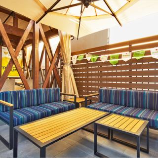 ビアガーデン13時から営業