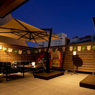 ビアガーデン ディナー貸切できます。