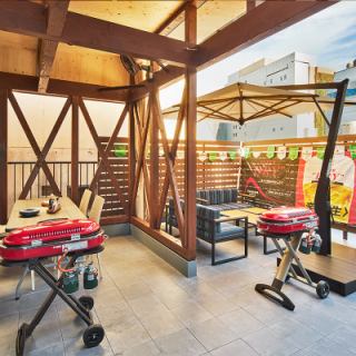 ビアガーデン13時以降の昼飲み貸切できます。