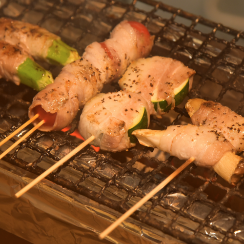 Good deal♪Assorted 5 types of recommended vegetables wrapped in meat