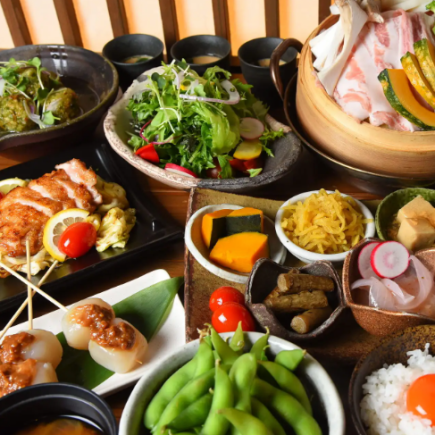 [Lunch] Farmer's miso oden and charcoal-grilled Awaji chicken TKG's [Lunch Colors] 3,000 yen