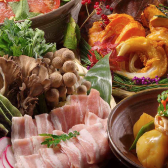 12月開始！もち豚×兵庫野菜【しゃぶしゃぶコース】5,000円★飲み放題付きで7,000円 
