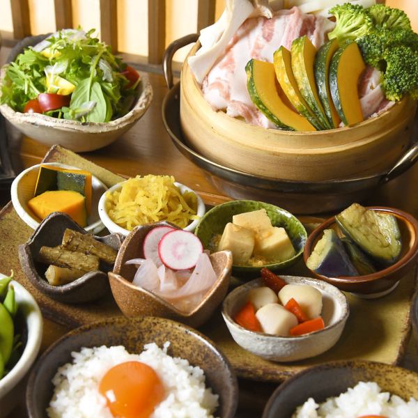 淡路鶏の鍬焼き「春の彩」コース 3000円★飲み放題付き5000円