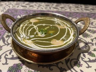 ほうれん草マッシュルームカレー