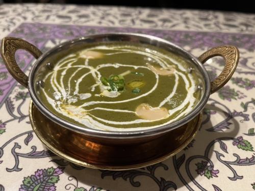 ほうれん草マッシュルームカレー