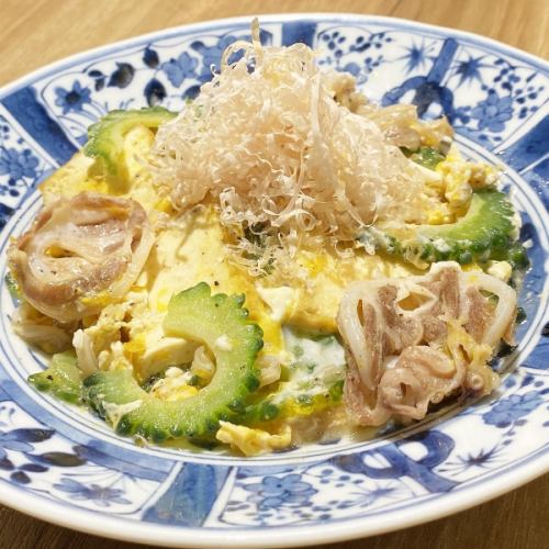 ゴーヤーチャンプルー 豚軟骨入り