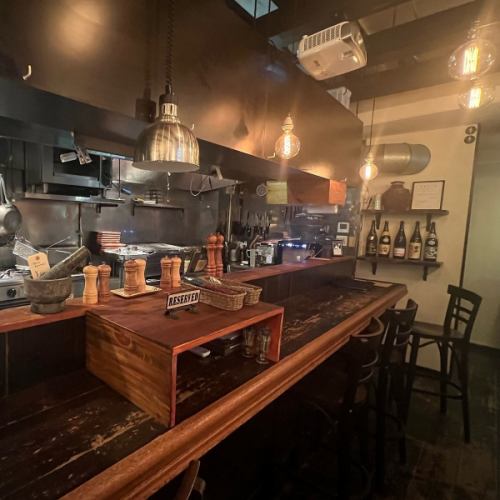 温もりのある店内