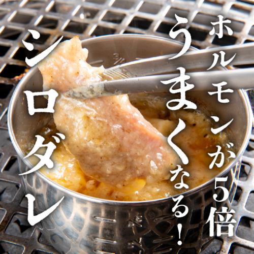 名物ホルモンが5倍うまくなるっ！自慢のタレ♪