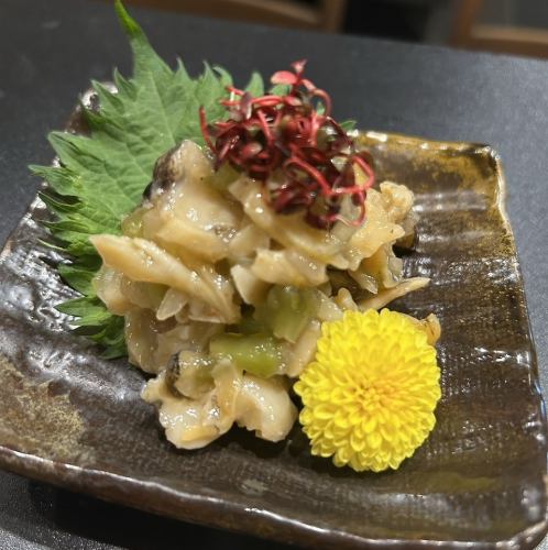 つぶ貝わさび和え