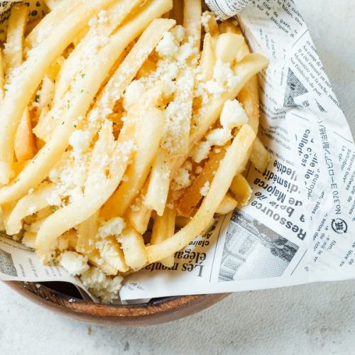 French fries with truffles and Hokkaido Tokachi cheese
