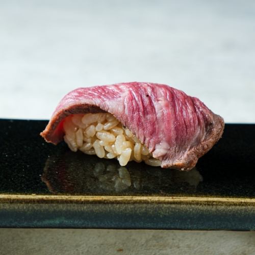 Domestic roast beef sushi