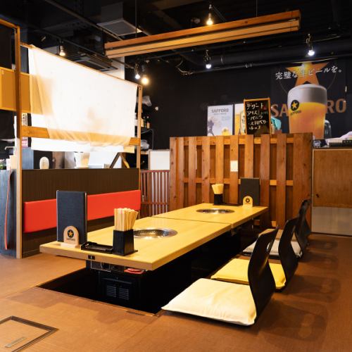 落ち着いた雰囲気の個室で、プライベートな時間を!