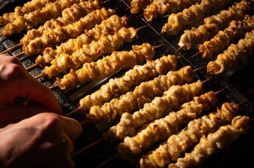 <More than 15 types> Domestic brand chicken used.Please enjoy our special [yakitori] grilled with Bincho charcoal.